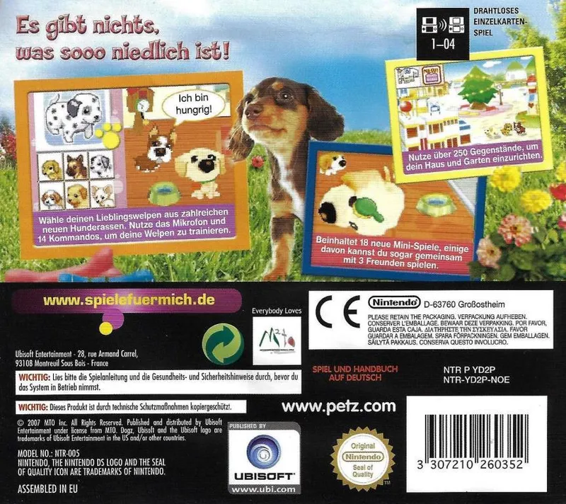 Petz: Dogz 2 box back