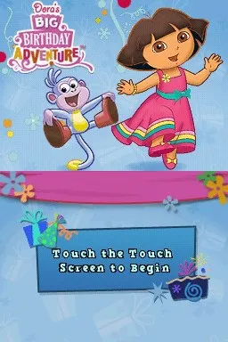 Backdrop artwork for Dora the Explorer: Dora's Big Birthday Adventure