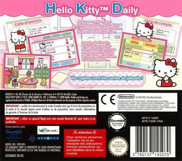 Hello Kitty: Daily box back