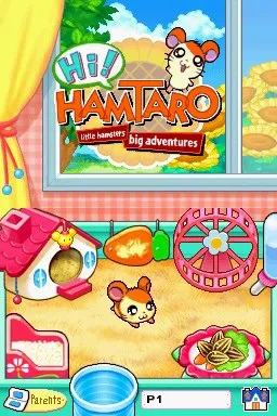 Backdrop artwork for Hi! HamTaro: Ham-Ham Challenge