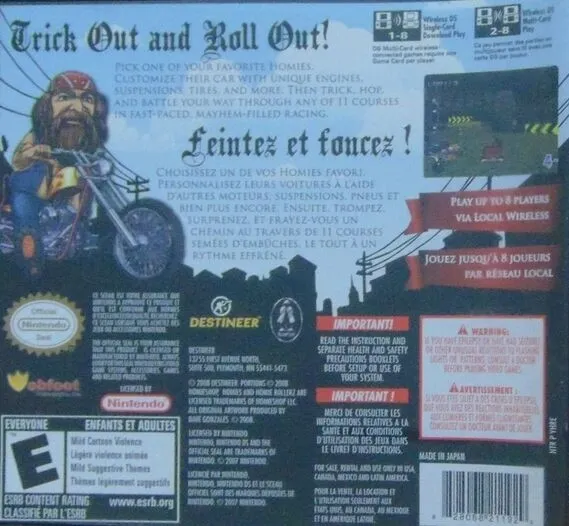 Homie Rollerz box back
