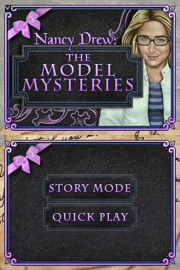 Backdrop artwork for Nancy Drew: The Model Mysteries