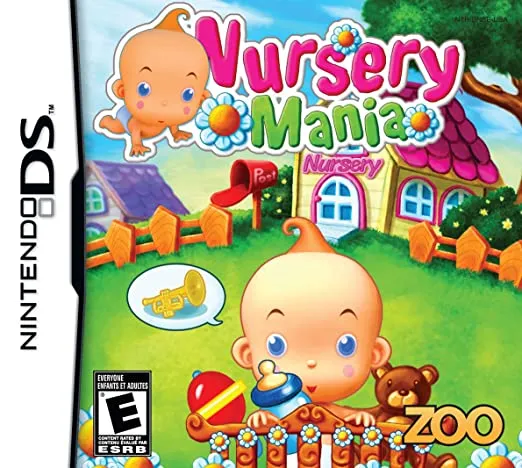 Nursery Mania cover art for Nintendo DS