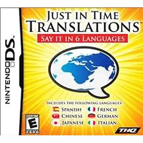 Just in Time Translations: Say It in 6 Languages box art