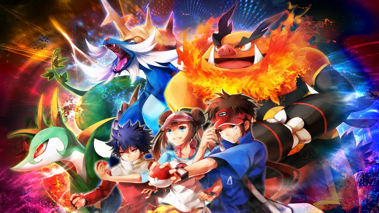 Backdrop artwork for Pokémon White Version 2