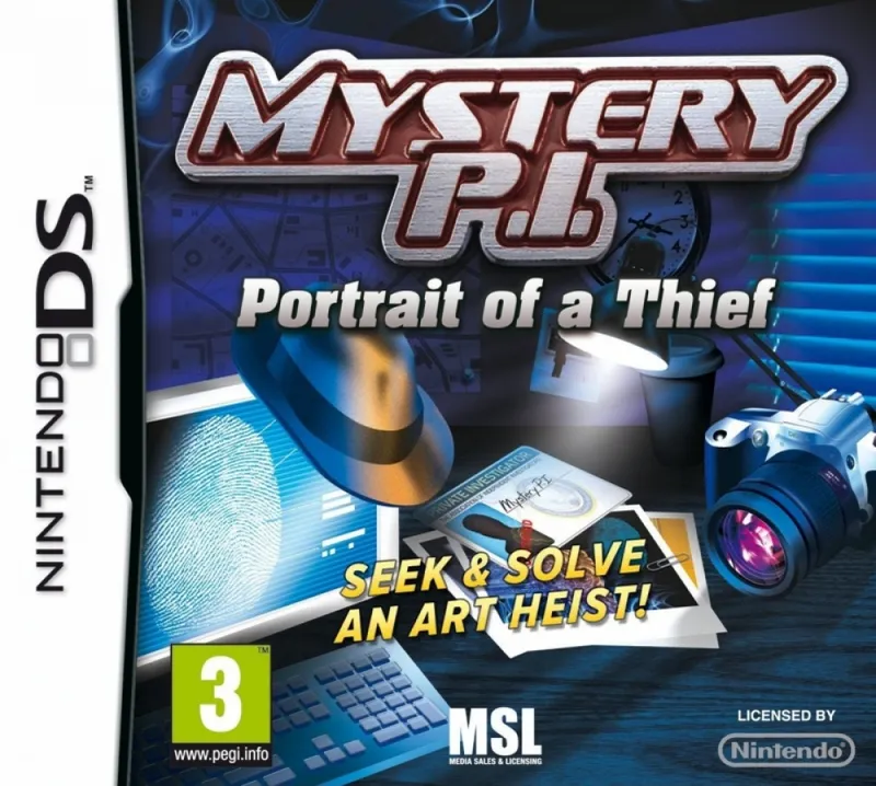 Mystery P.I. Portrait of a Thief box art