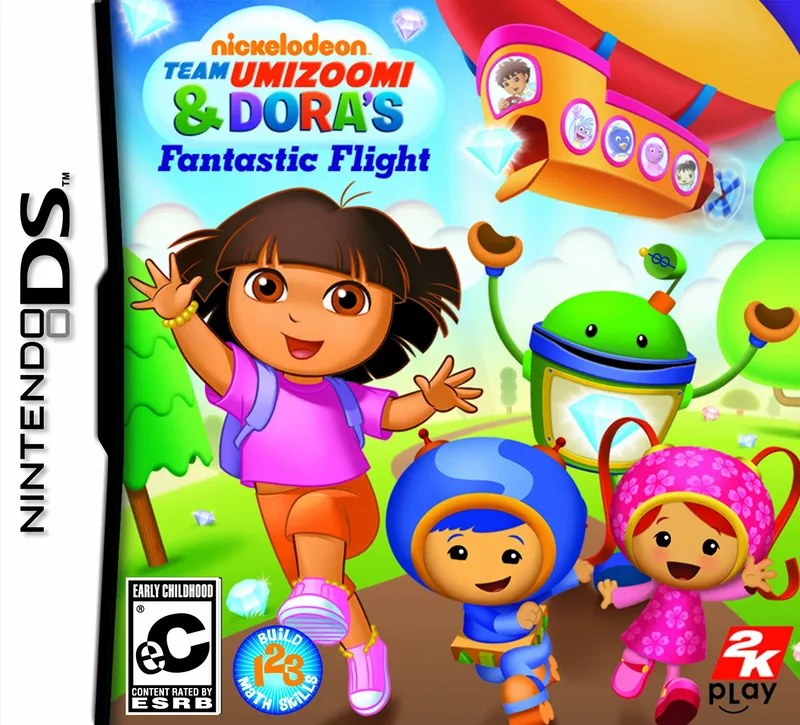 Nickelodeon Team Umizoomi & Dora's Fantastic Flight box art