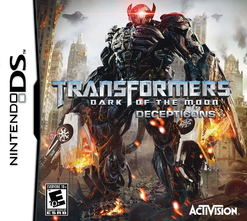 Transformers: Dark of the Moon: Decepticons box art