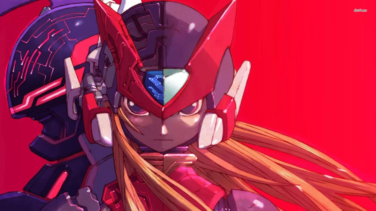 Backdrop artwork for Mega Man Zero Collection