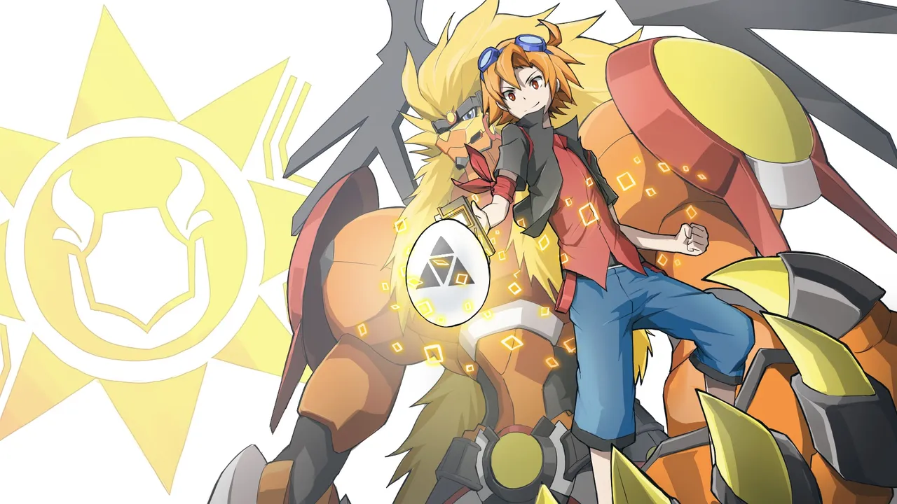 Backdrop artwork for Digimon World Dawn