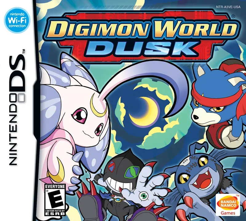 Digimon World Dusk cover art for Nintendo DS