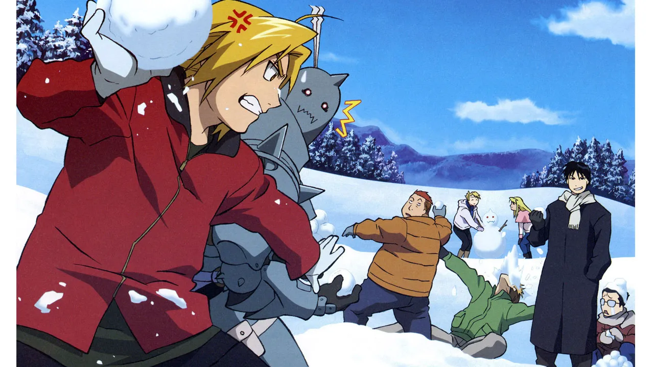 Backdrop artwork for Fullmetal Alchemist: Trading Card Game
