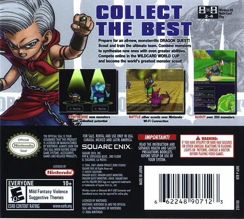 Dragon Quest Monsters: Joker box back