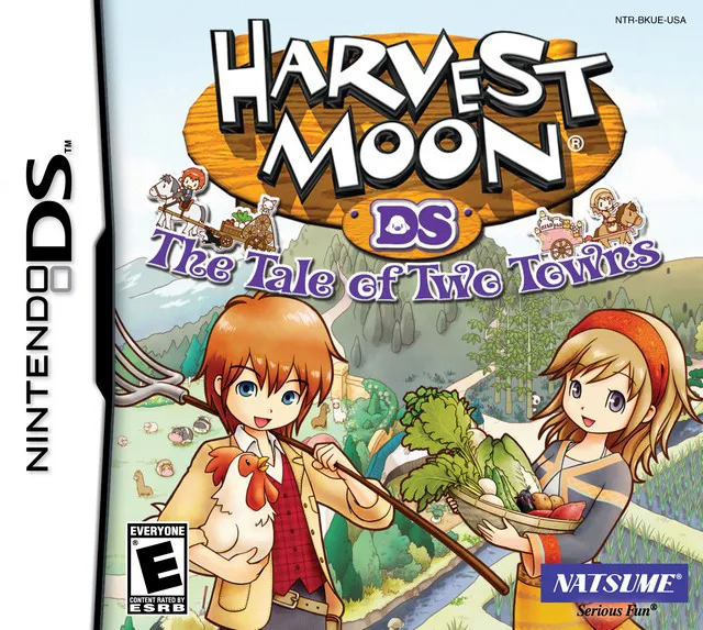 Harvest Moon DS: Tale of Two Towns box art