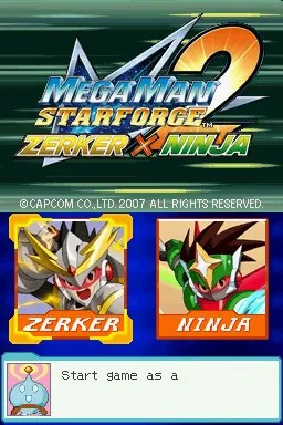 Mega Man Star Force 2: Zerker x Ninja screenshot