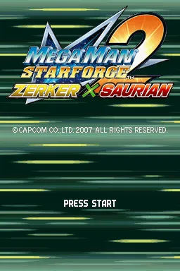 Mega Man Star Force 2: Zerker x Saurian screenshot