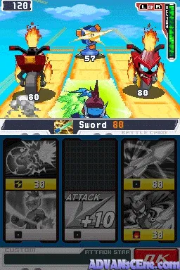 Mega Man Star Force 2: Zerker x Saurian screenshot