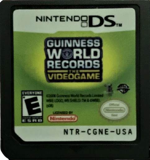 Guinness World Records: The Videogame cart