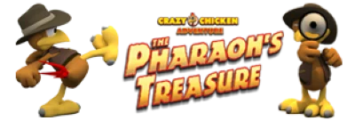 Crazy Chicken Adventure: The Pharaoh's Treasure logo