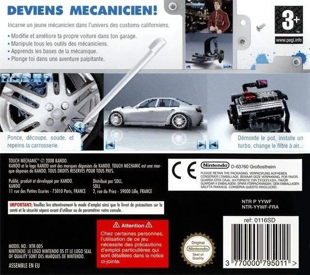 Touch Mechanic box back