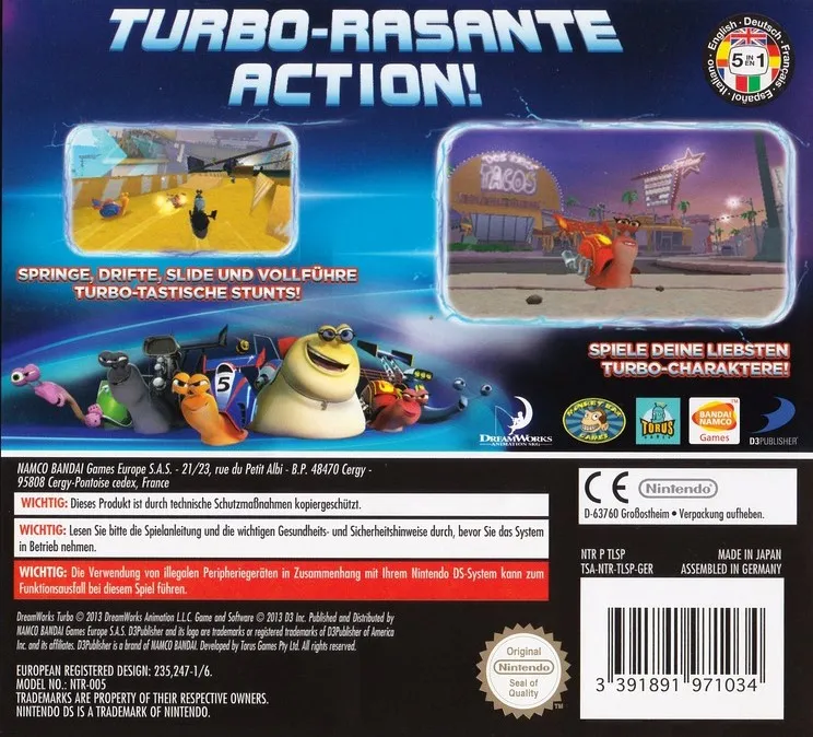 Turbo: Super Stunt Squad box back