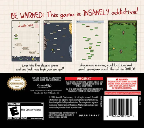 Doodle Jump Journey box back