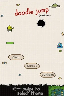 Backdrop artwork for Doodle Jump Journey