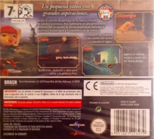The Tale of Despereaux box back