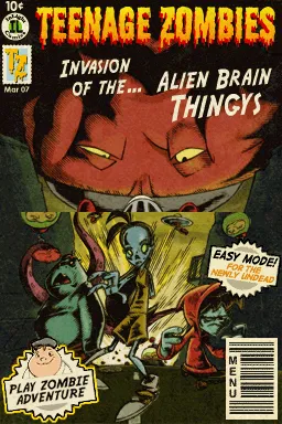 Teenage Zombies: Invasion of the Alien Brain Thingys! screenshot