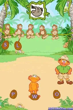 Backdrop artwork for Sesame Street: Elmo's A-to-Zoo Adventure: The Videogame