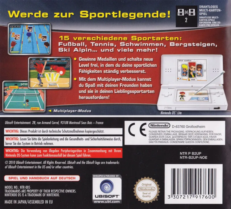 Sports Collection: 15 Sports to Master box back