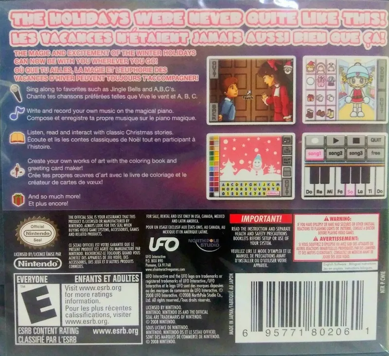 Smart Boy's Winter Wonderland box back