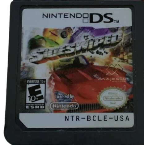 Sideswiped cart