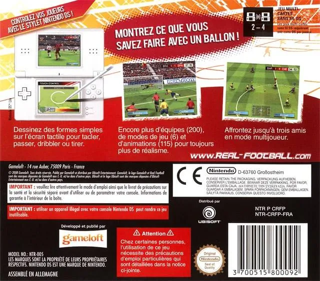 Real Soccer 2009 box back
