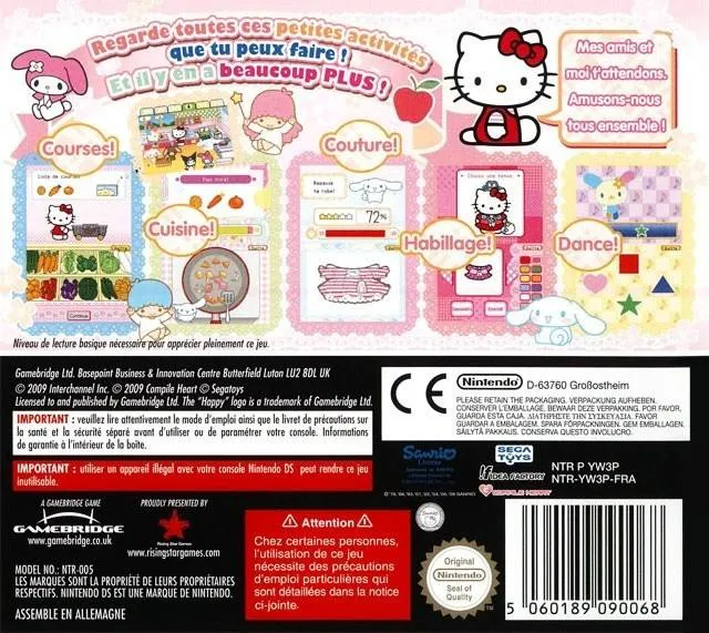 Hello Kitty: Party box back