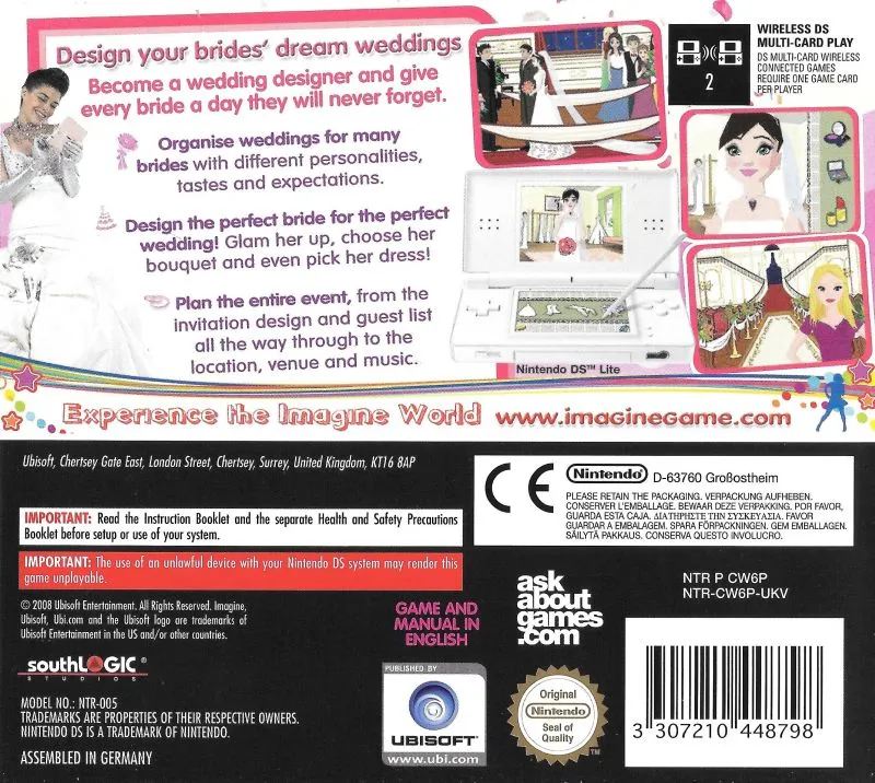 Imagine: Wedding Designer box back