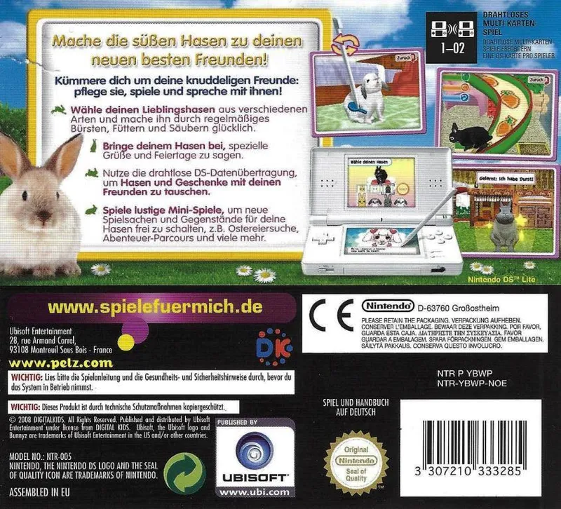 Petz Bunnyz box back