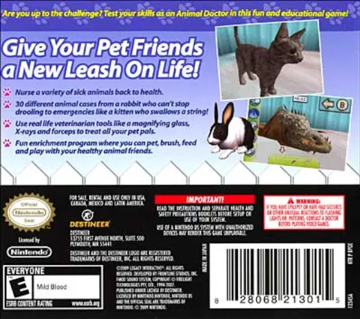 Pet Pals New Leash on Life box back
