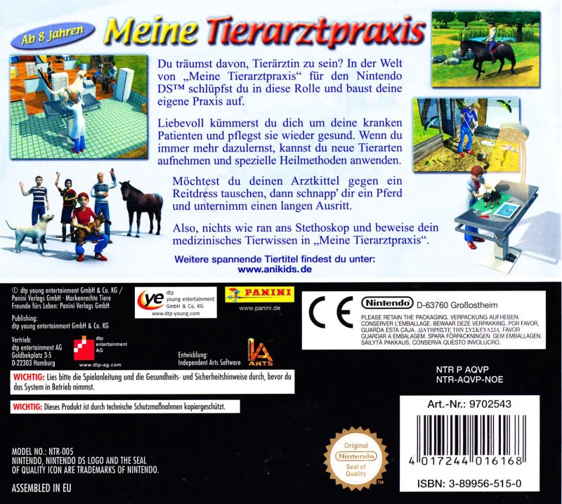 Paws & Claws: Pet Vet box back