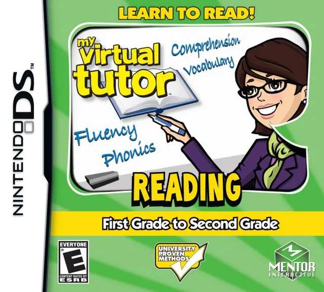 My Virtual Tutor: Reading 1st Grade to 2nd Grade box art