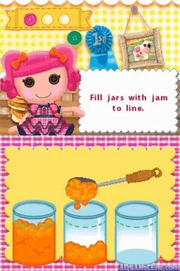 Backdrop artwork for Lalaloopsy: Sew Magical! Sew Cute!