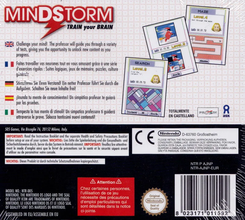 Master Jin Jin's IQ Challenge box back