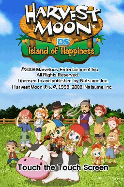 Harvest Moon DS: Island of Happiness screenshot