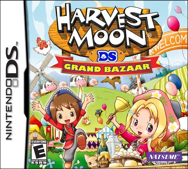 Harvest Moon DS: Grand Bazaar box art