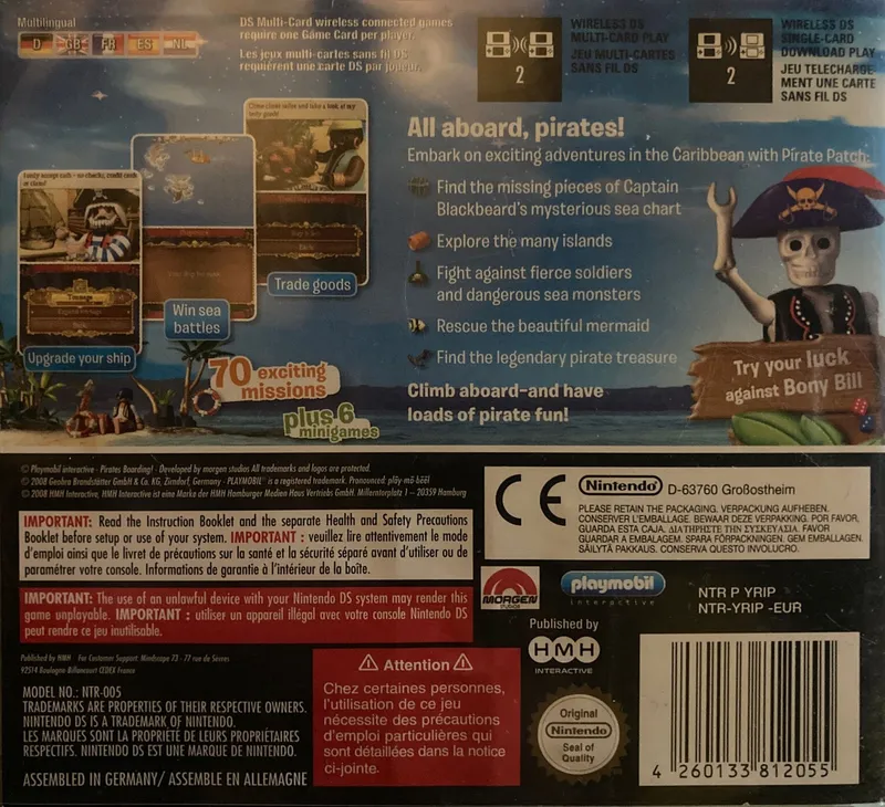 Playmobil: Pirates box back