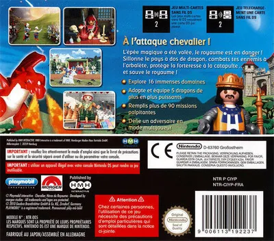 Playmobil: Knights box back