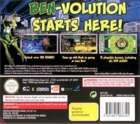 Ben 10: Omniverse box back