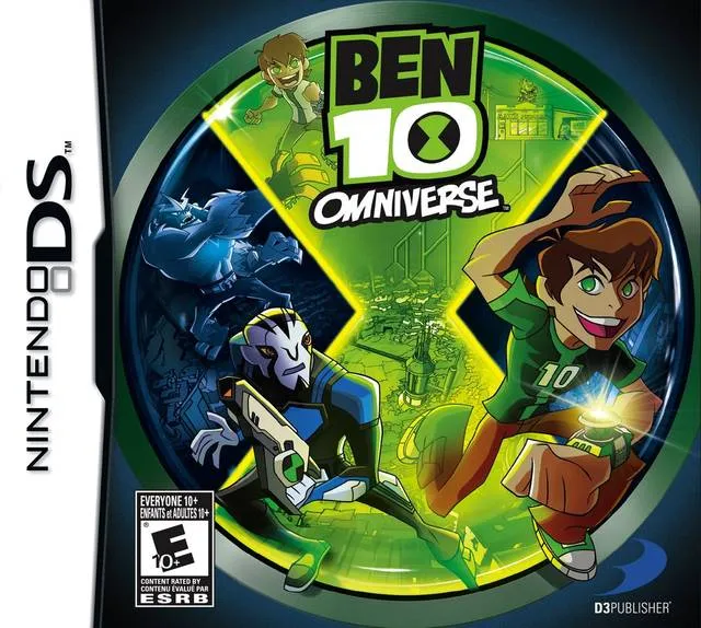 Ben 10: Omniverse cover art for Nintendo DS