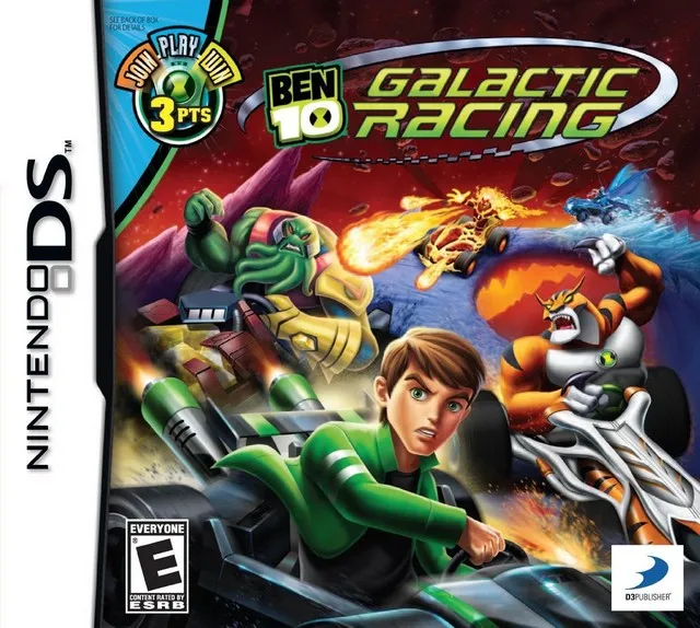 Ben 10: Galactic Racing cover art for Nintendo DS
