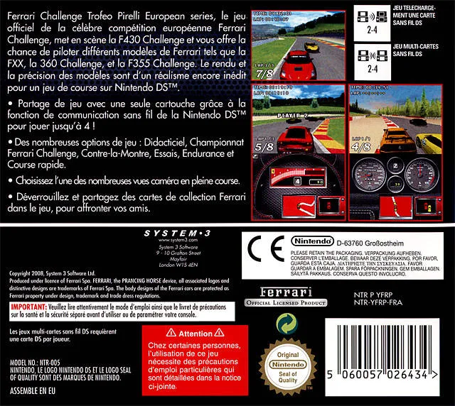 Ferrari Challenge: Trofeo Pirelli box back